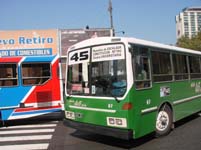 Buss av okänt märke